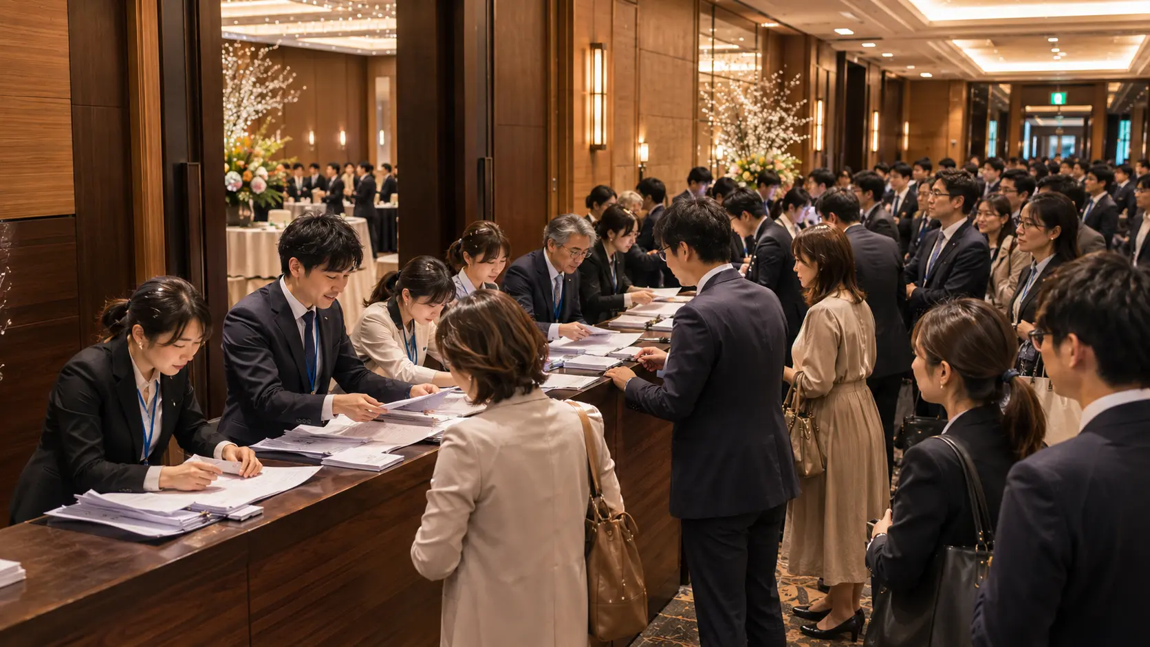 全社集会の受付もシステム管理の時代へ｜総務の評価が変わる受付改善